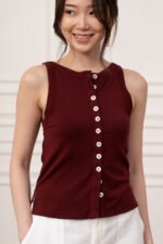 Grace Reversible Button Tank