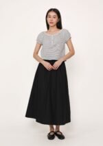 [ETA END AUG] BACKORDER Cindy Lace Trim Top (Stripes) - Image 2
