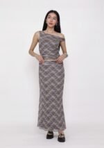 Elara Mesh Fishtail Maxi Skirt (Prints) - Image 9
