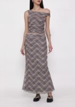 Elara Mesh Fishtail Maxi Skirt (Prints) - Image 8