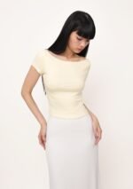 Florence Short Sleeve Padded Top - Image 3