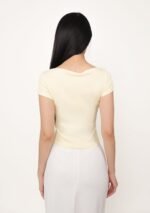 Florence Short Sleeve Padded Top - Image 17