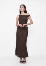 Elara Mesh Fishtail Maxi Skirt (Prints) - Image 3