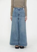 Clark Front Pocket Wide Leg Denim Jeans - Image 3
