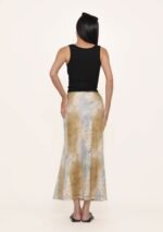 Colette Bias Cut Maxi Skirt (Abstract) - Image 5