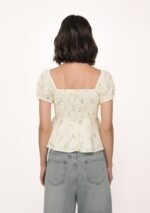 Marcella Sleeve Padded Top (Florals) - Image 5