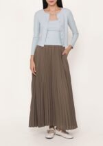 Caprina Pleated Maxi Skirt - Image 12