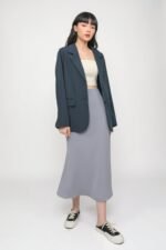 Gloria Fishtail Midi Skirt