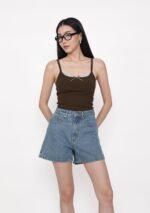 Juri Basic Denim Shorts - Image 4