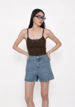Juri Basic Denim Shorts - Image 5