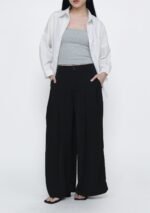 Mino Pleated Wide Leg Pants - Image 2