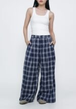 Mino Pleated Wide Leg Pants - Image 8