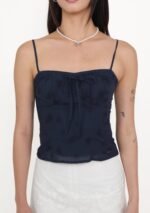 Fion Padded Bustier Top (Eyelet) - Image 10