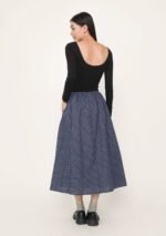 Melanie Flare Midi Skirt (Plaid) - Image 6