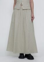 Naya Flare Maxi Skirt (Plaid) - Image 4