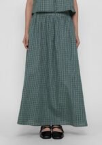 Naya Flare Maxi Skirt (Plaid) - Image 8