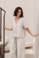 Bella Multi-way V-neck Shirt - Image 5