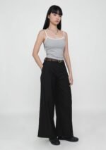 Silvia Side Pleated Pants - Image 2
