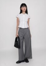 Silvia Side Pleated Pants - Image 9