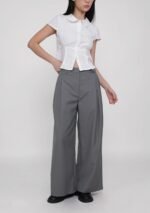 Silvia Side Pleated Pants - Image 8