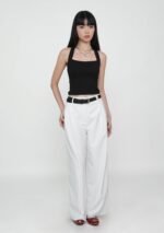 Silvia Side Pleated Pants - Image 18