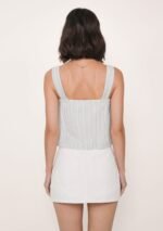 Giselle Lace Trim Button Top  (Printed) - Image 6