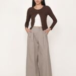 Petite Denzel Linen Wide Leg Pants