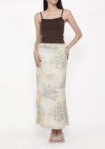 Elara Mesh Fishtail Maxi Skirt (Prints) - Image 4