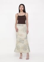 Elara Mesh Fishtail Maxi Skirt (Prints) - Image 5