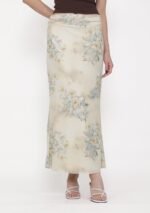 Elara Mesh Fishtail Maxi Skirt (Prints) - Image 6