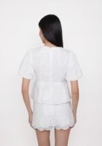 Ariette Puffy Sleeve Babydoll Top - Image 7