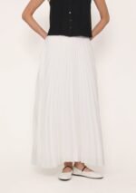 Caprina Pleated Maxi Skirt - Image 6