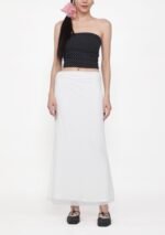 Elara Mesh Fishtail Maxi Skirt - Image 4