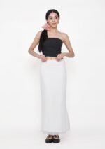 Elara Mesh Fishtail Maxi Skirt - Image 5