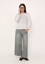 Henri Long Sleeve Sheer Top - Image 7