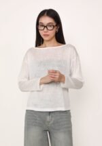 Henri Long Sleeve Sheer Top - Image 25