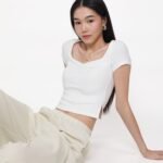Joella Ruched Front Padded Top