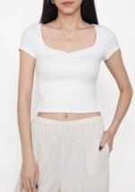Joella Ruched Front Padded Top - Image 7