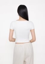 Joella Ruched Front Padded Top - Image 8