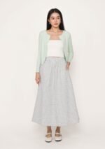 Melanie Flare Midi Skirt (Plaid) - Image 2