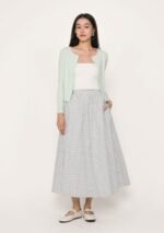 Melanie Flare Midi Skirt (Plaid) - Image 8