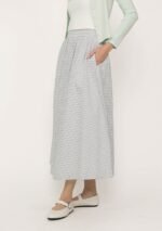 Melanie Flare Midi Skirt (Plaid) - Image 9