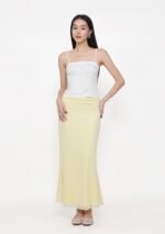 Elara Mesh Fishtail Maxi Skirt - Image 3