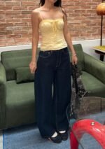 Fion Padded Bustier Top (Eyelet) - Image 3