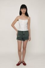 Adam Frayed Denim Shorts Version 2 - Image 2