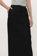 Jaden Linen Drawstring Maxi Skirt - Image 25