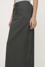 Jaden Linen Drawstring Maxi Skirt - Image 22