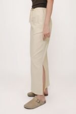 Jaden Linen Drawstring Maxi Skirt - Image 12