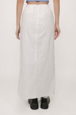 Jaden Linen Drawstring Maxi Skirt - Image 19