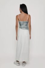 Allison Slit Front Denim Maxi Skirt - Image 15